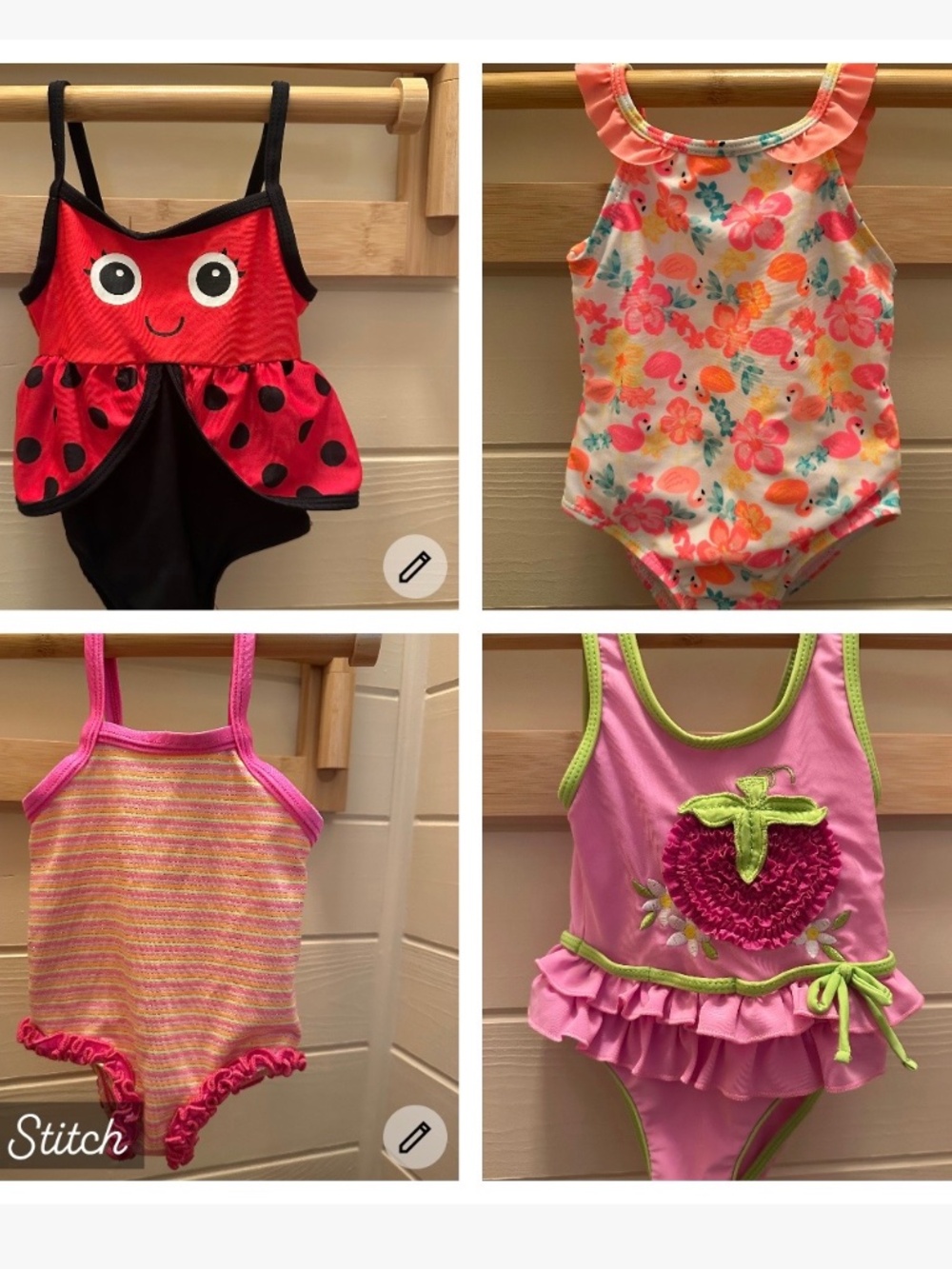 Girls bathing suits